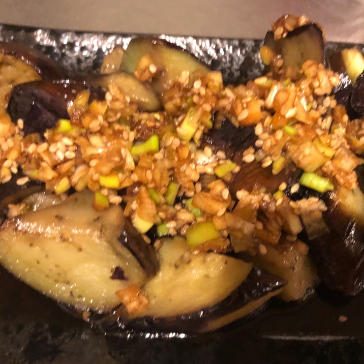 茄子の油淋鶏風!
